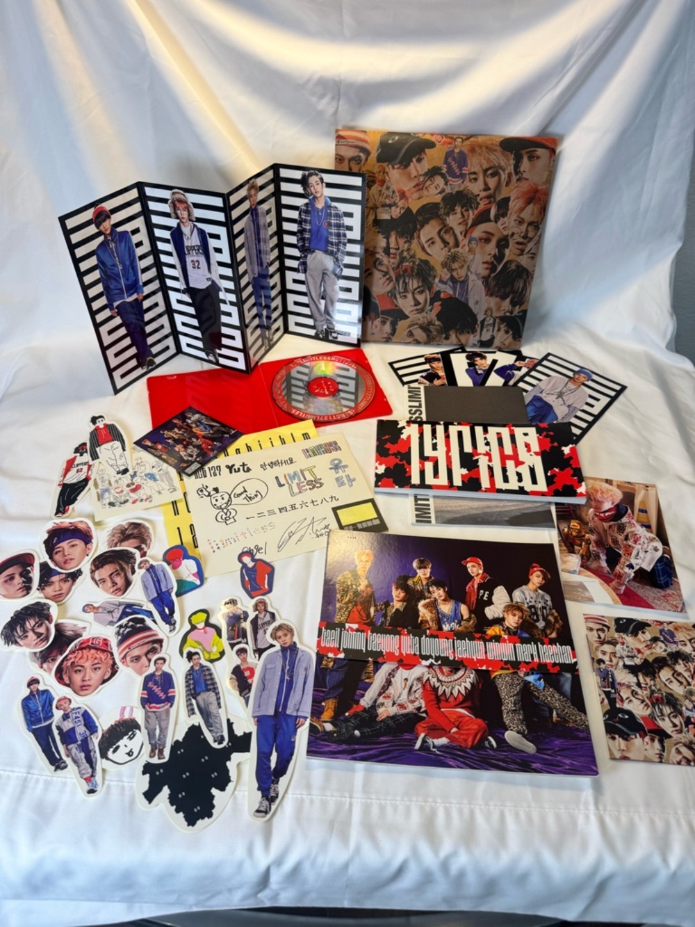 NCT 127 Limitless CD Album Set with stickers, photos, and lots more